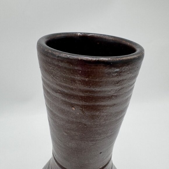 Australian Pottery 9" Vase - Bendigo Pottery 'Epsomware' - ca. 1979 to 1985 bro - Picture 2 of 10